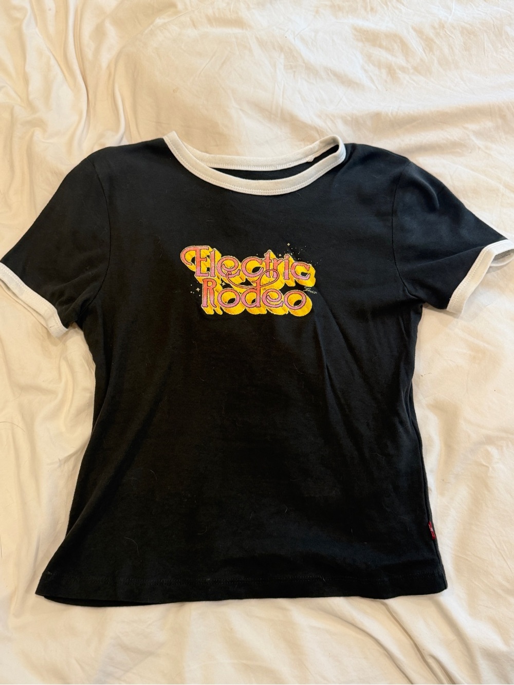 Levis Electric Rodeo Black Ringer Tee